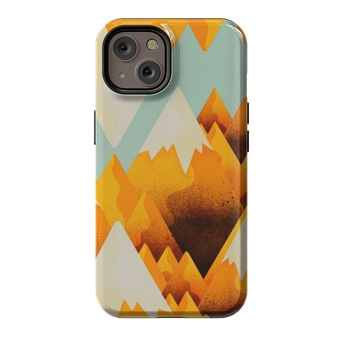 iPhone 14 StrongFit Yellow sand peaks by Steve Wade (Swade)