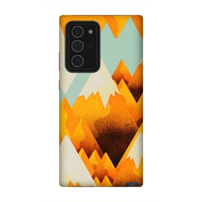 Galaxy Note 20 Ultra StrongFit Yellow sand peaks by Steve Wade (Swade)
