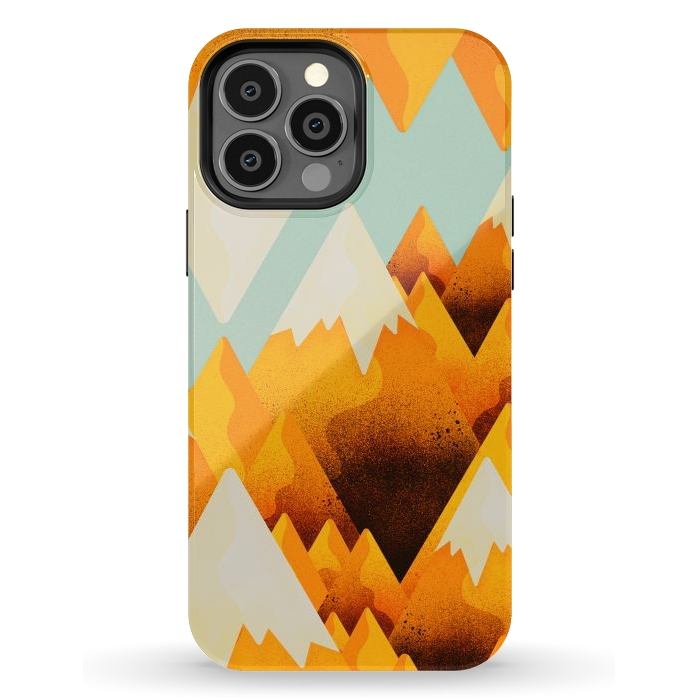 iPhone 13 Pro Max StrongFit Yellow sand peaks by Steve Wade (Swade)