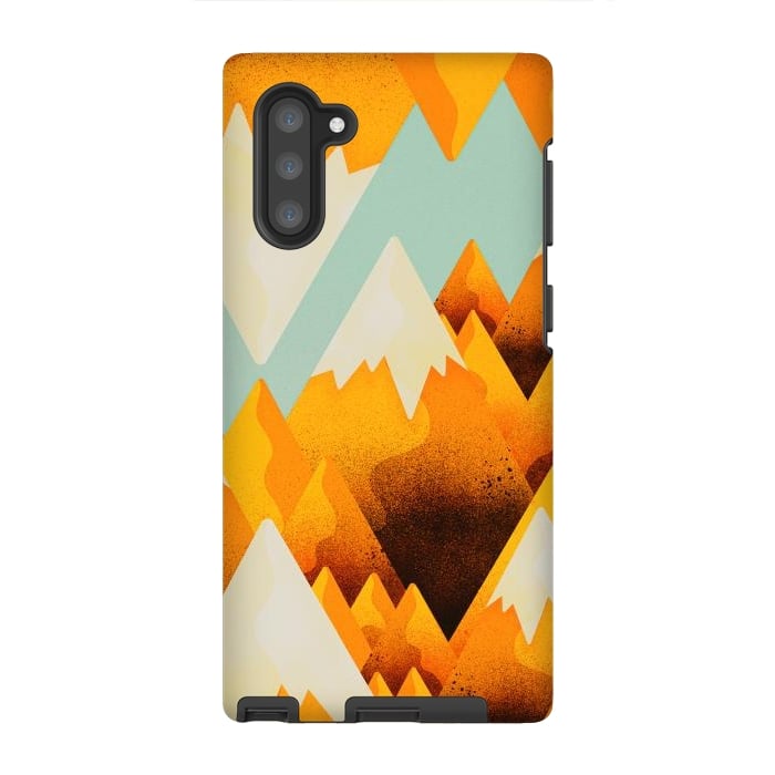 Galaxy Note 10 StrongFit Yellow sand peaks by Steve Wade (Swade)