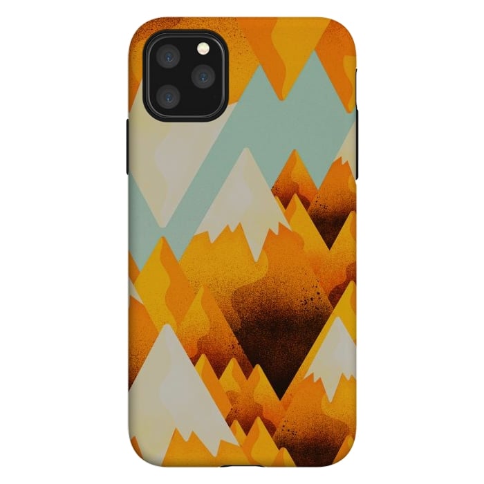 iPhone 11 Pro Max StrongFit Yellow sand peaks by Steve Wade (Swade)