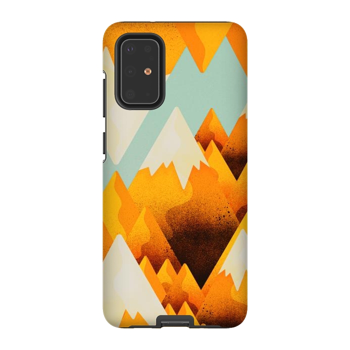 Galaxy S20 Plus StrongFit Yellow sand peaks by Steve Wade (Swade)