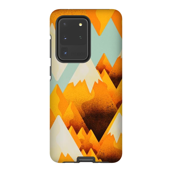 Galaxy S20 Ultra StrongFit Yellow sand peaks by Steve Wade (Swade)
