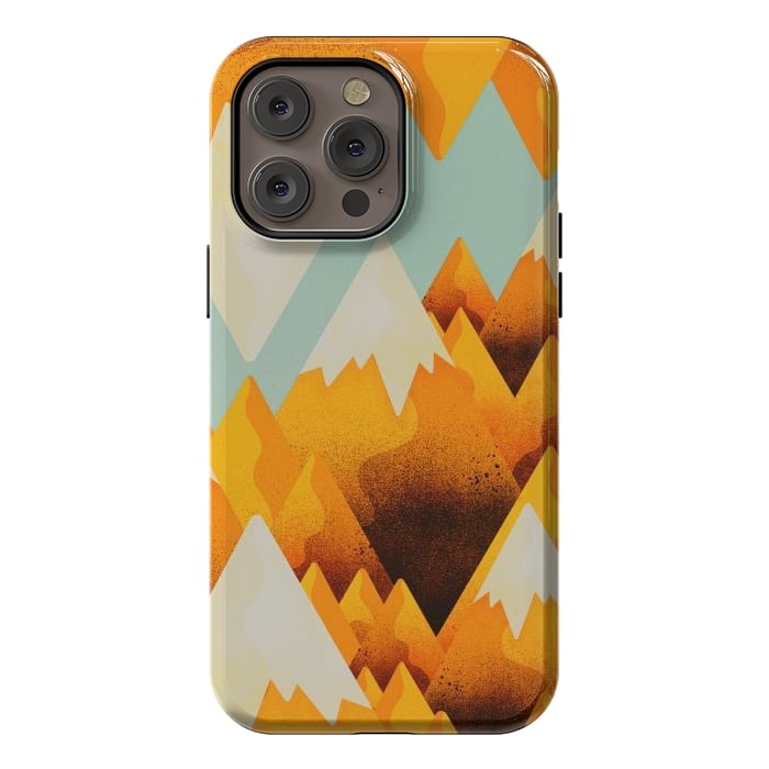 iPhone 14 Pro max StrongFit Yellow sand peaks by Steve Wade (Swade)