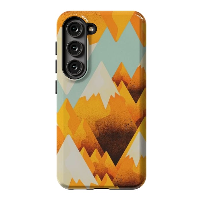 Galaxy S23 StrongFit Yellow sand peaks by Steve Wade (Swade)