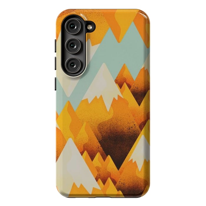 Galaxy S23 Plus StrongFit Yellow sand peaks by Steve Wade (Swade)