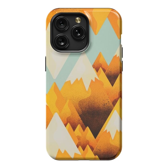 iPhone 15 Pro Max StrongFit Yellow sand peaks by Steve Wade (Swade)
