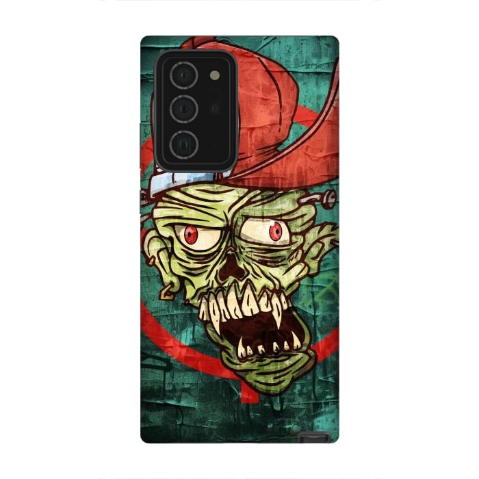 Galaxy Note 20 Ultra StrongFit monster head with cap by Manuvila