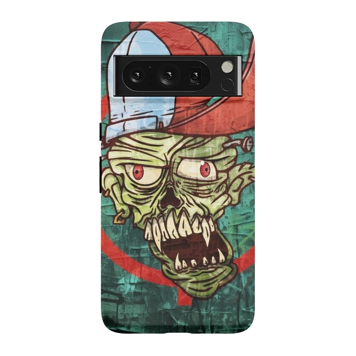 Pixel 8 Pro StrongFit monster head with cap by Manuvila