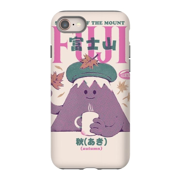 iPhone 8 StrongFit Mount Fuji Autumn by Ilustrata