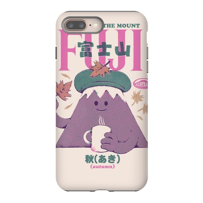 iPhone 8 plus StrongFit Mount Fuji Autumn by Ilustrata