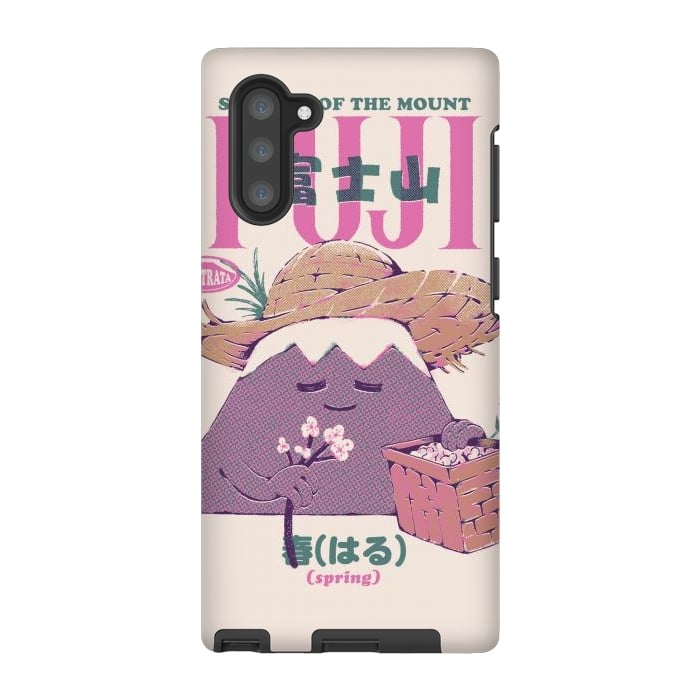Galaxy Note 10 StrongFit Mount Fuji Spring by Ilustrata