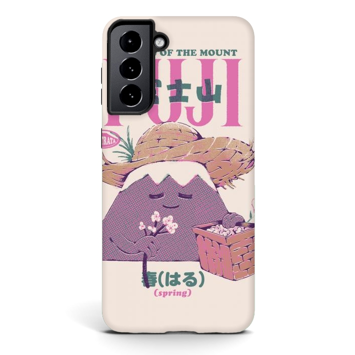 Galaxy S21 plus StrongFit Mount Fuji Spring by Ilustrata