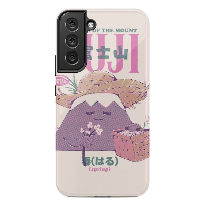 Galaxy S22 plus StrongFit Mount Fuji Spring by Ilustrata