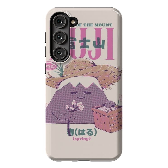 Galaxy S23 Plus StrongFit Mount Fuji Spring by Ilustrata