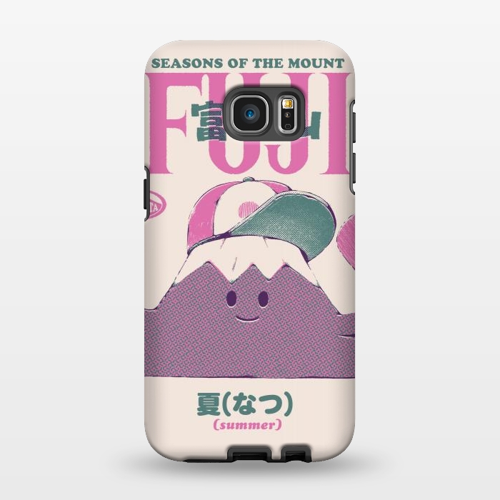 Galaxy S7 EDGE StrongFit Mount Fuji Summer by Ilustrata