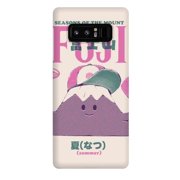 Galaxy Note 8 StrongFit Mount Fuji Summer by Ilustrata