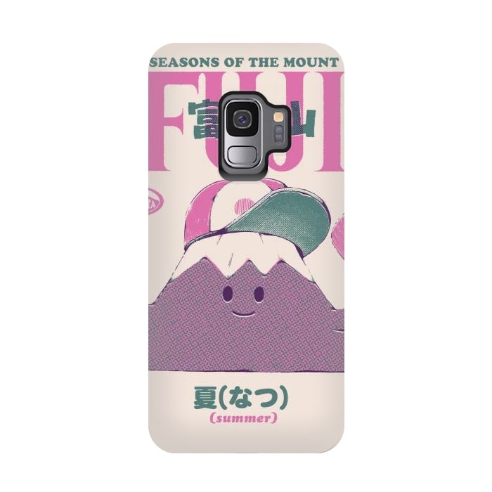 Galaxy S9 StrongFit Mount Fuji Summer by Ilustrata