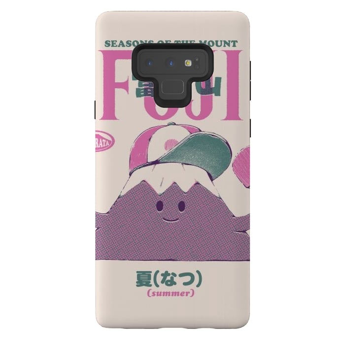 Galaxy Note 9 StrongFit Mount Fuji Summer by Ilustrata
