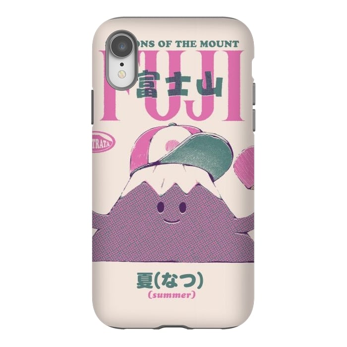 iPhone Xr StrongFit Mount Fuji Summer by Ilustrata