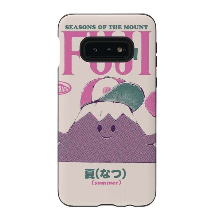 Galaxy S10e StrongFit Mount Fuji Summer by Ilustrata