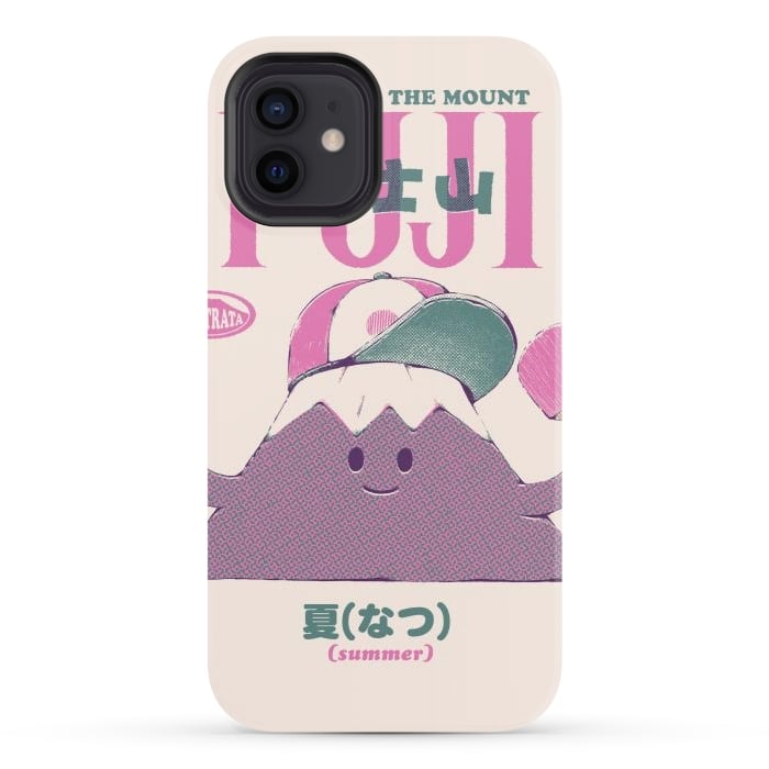 iPhone 12 StrongFit Mount Fuji Summer by Ilustrata
