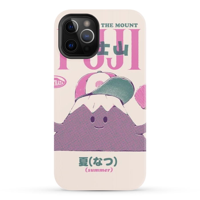 iPhone 12 Pro StrongFit Mount Fuji Summer by Ilustrata
