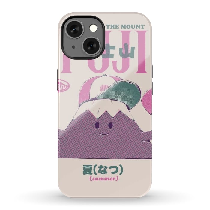 iPhone 13 StrongFit Mount Fuji Summer by Ilustrata