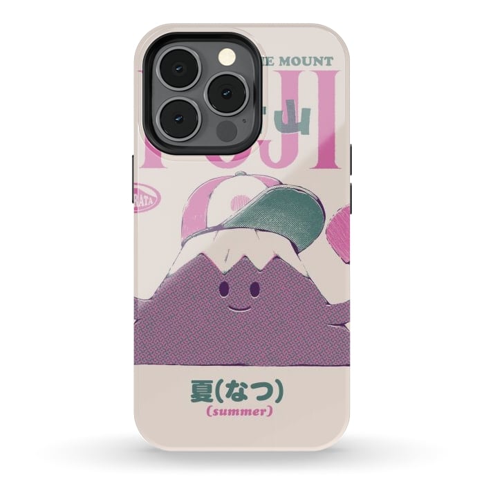 iPhone 13 pro StrongFit Mount Fuji Summer by Ilustrata
