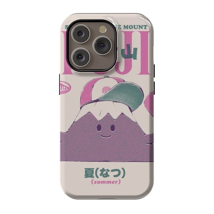 iPhone 14 Pro StrongFit Mount Fuji Summer by Ilustrata