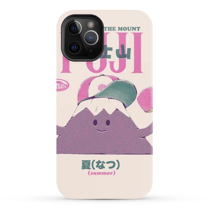 iPhone 12 Pro Max StrongFit Mount Fuji Summer by Ilustrata