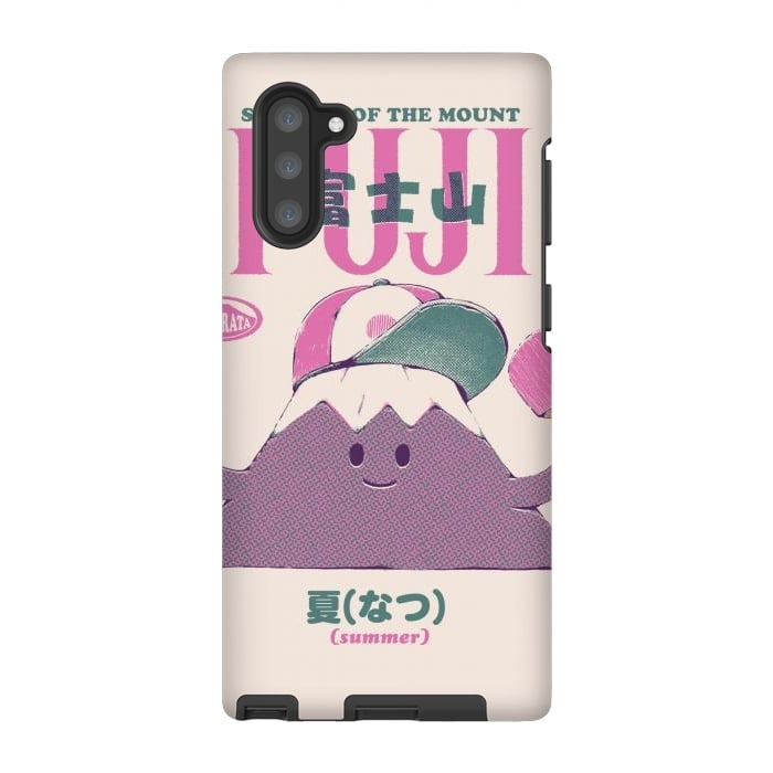 Galaxy Note 10 StrongFit Mount Fuji Summer by Ilustrata