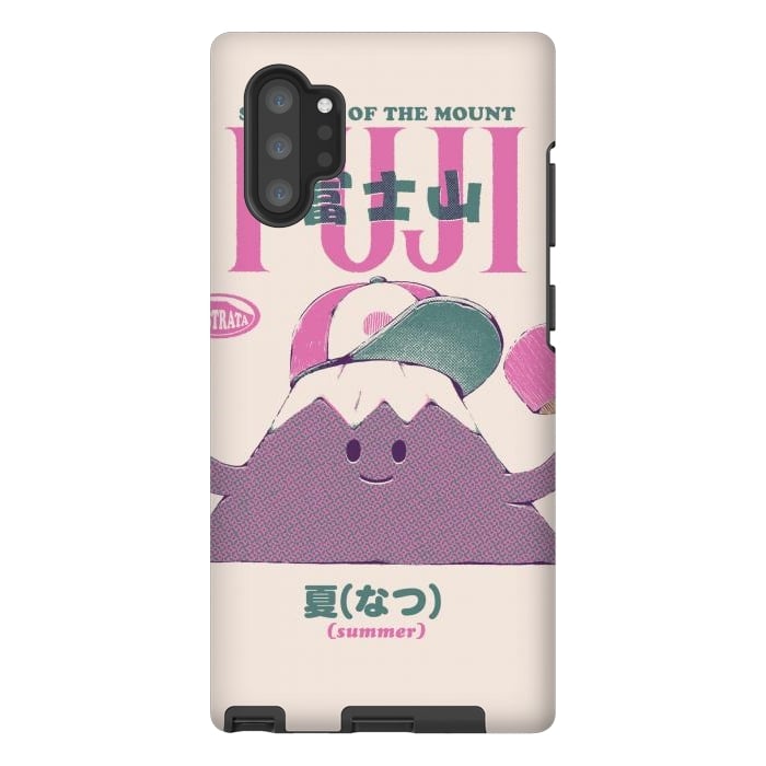 Galaxy Note 10 plus StrongFit Mount Fuji Summer by Ilustrata