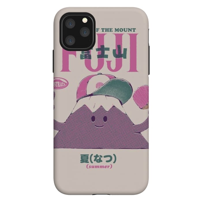 iPhone 11 Pro Max StrongFit Mount Fuji Summer by Ilustrata