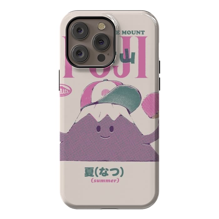iPhone 14 Pro max StrongFit Mount Fuji Summer by Ilustrata