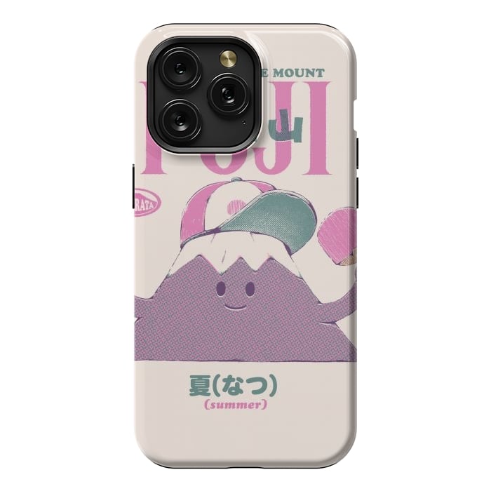 iPhone 15 Pro Max StrongFit Mount Fuji Summer by Ilustrata