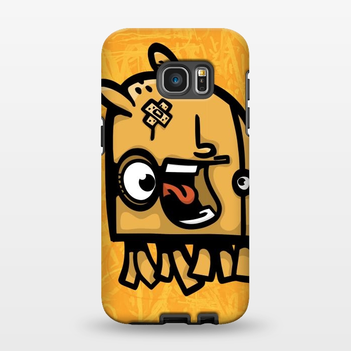 Galaxy S7 EDGE StrongFit Little monster by Manuvila