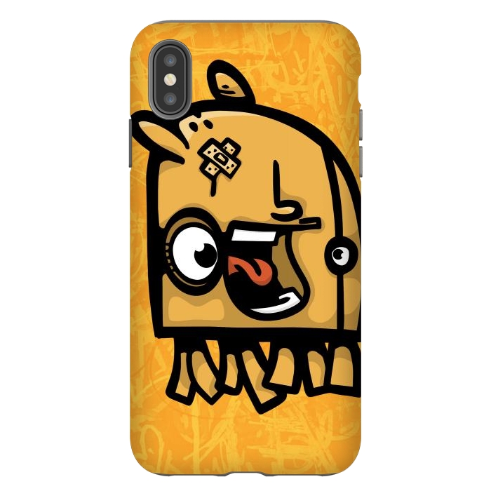 iPhone Xs Max StrongFit Little monster by Manuvila
