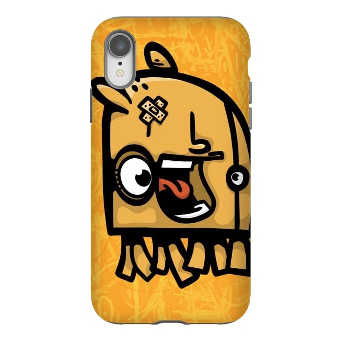 iPhone Xr StrongFit Little monster by Manuvila