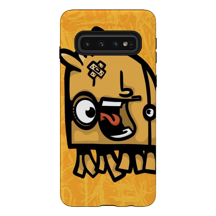 Galaxy S10 StrongFit Little monster by Manuvila