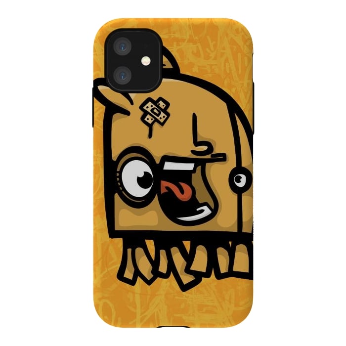 iPhone 11 StrongFit Little monster by Manuvila