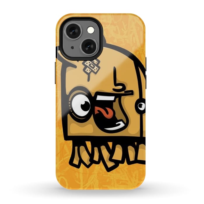 iPhone 12 mini StrongFit Little monster by Manuvila