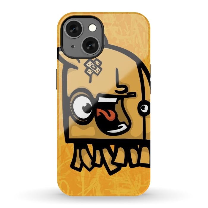 iPhone 13 StrongFit Little monster by Manuvila