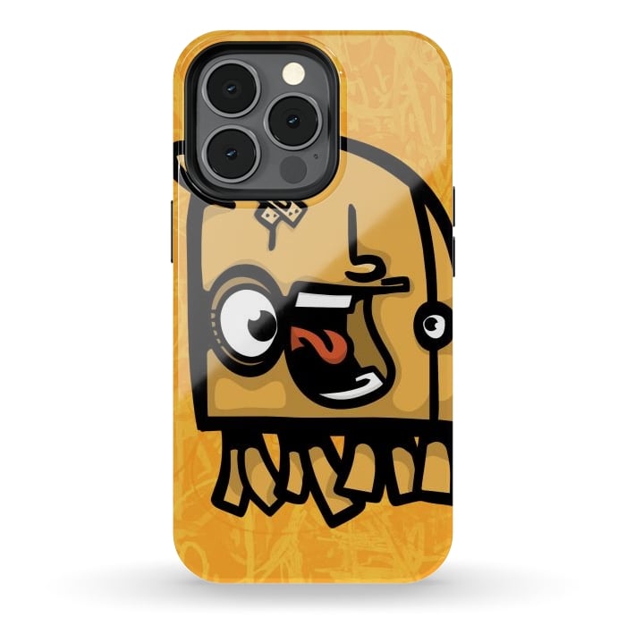 iPhone 13 pro StrongFit Little monster by Manuvila