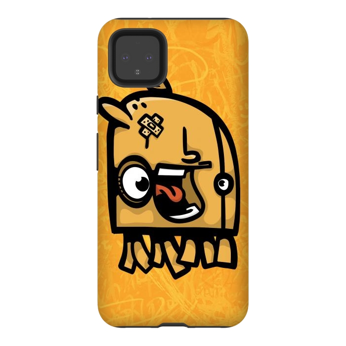 Pixel 4XL StrongFit Little monster by Manuvila