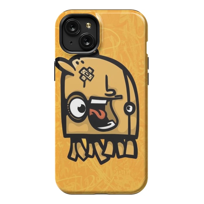 iPhone 15 Plus StrongFit Little monster by Manuvila