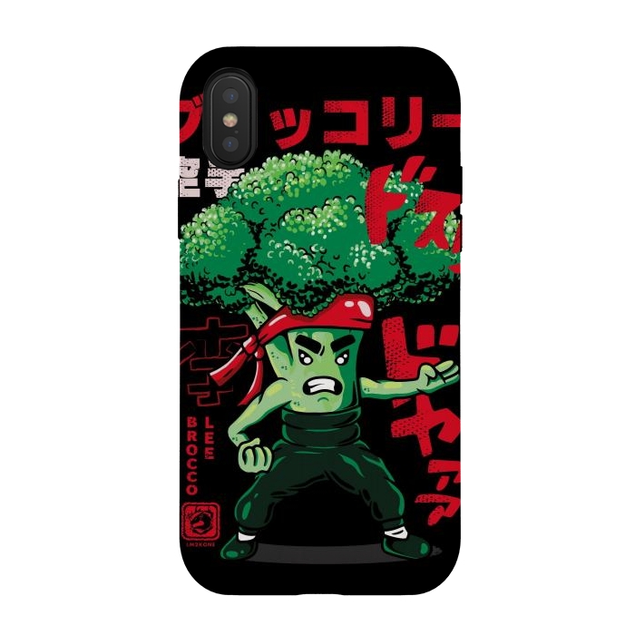 iPhone Xs / X StrongFit Brocco Lee Karate by LM2Kone