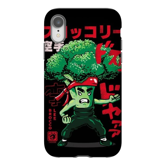 iPhone Xr StrongFit Brocco Lee Karate by LM2Kone