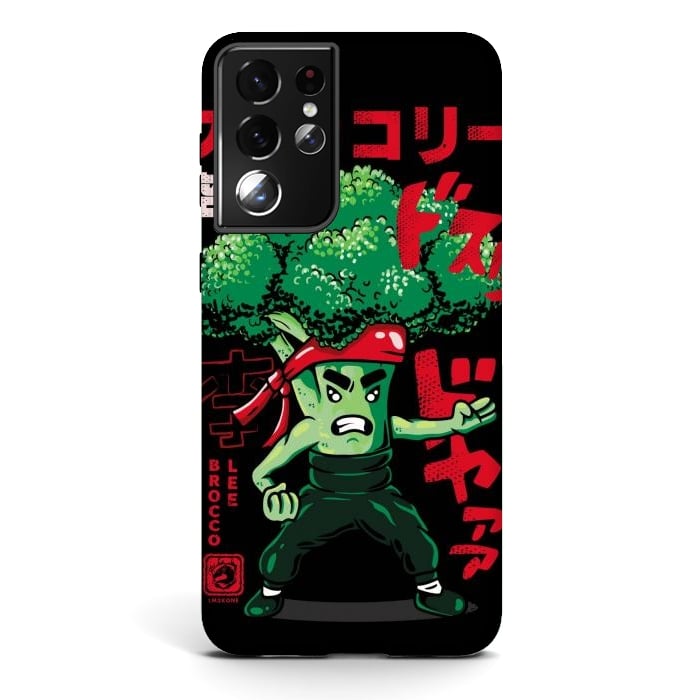 Galaxy S21 ultra StrongFit Brocco Lee Karate by LM2Kone
