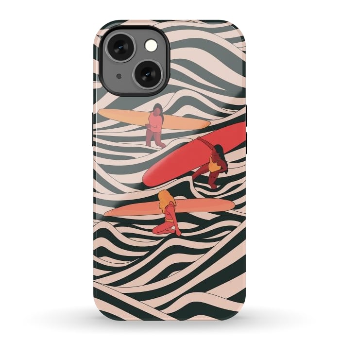 iPhone 13 StrongFit Surfer friends by Steve Wade (Swade)